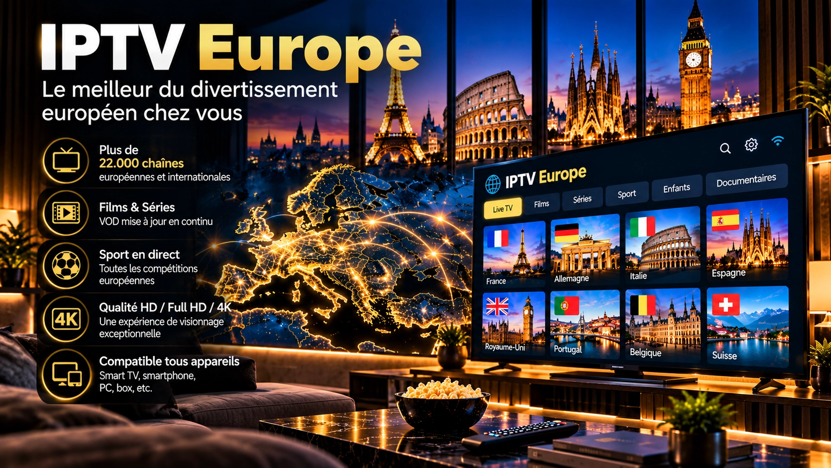 Comment choisir un abonnement IPTV Europe Comment choisir un abonnement IPTV Europe